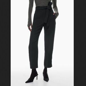 Black Wilfred Tie-Front Pants